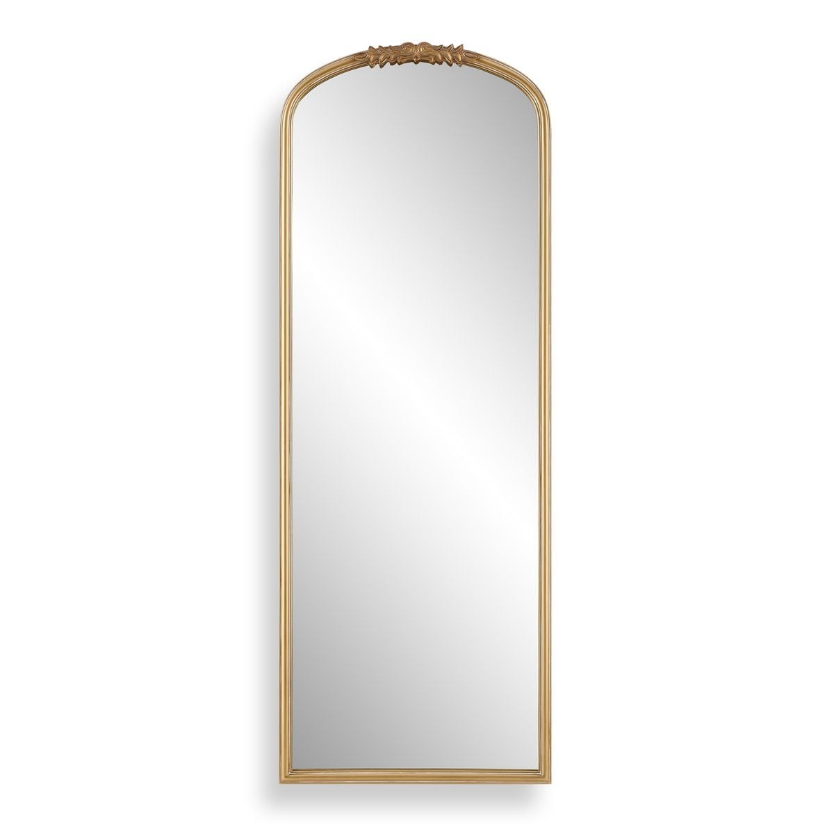 Edith Tall Antique Gold Mirror