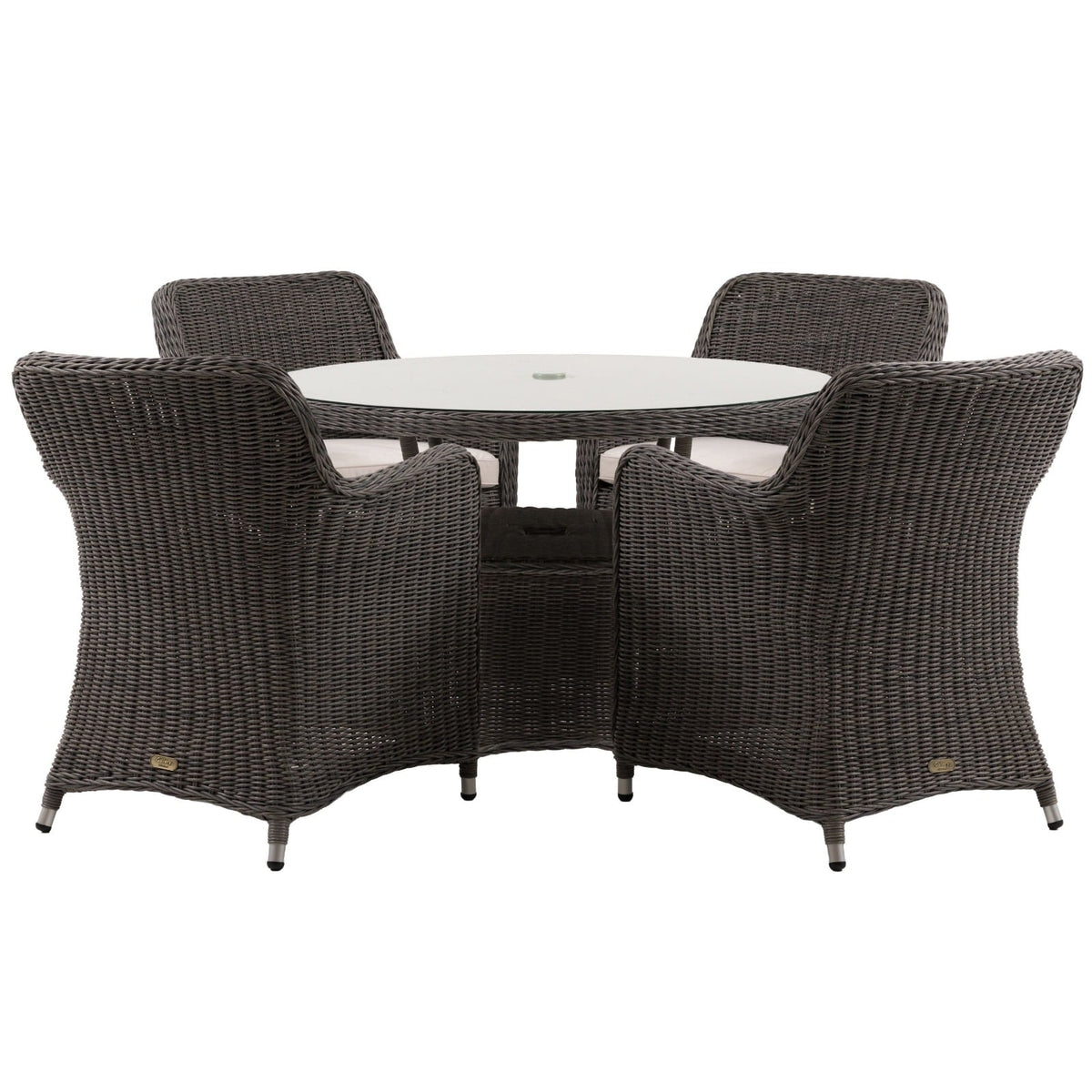 Didcot Outdoor 4 Seater Round Dining Set
