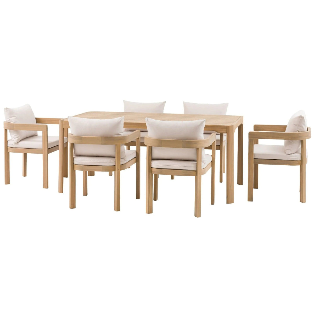 Hvar Outdoor 6 Seater Dining Set