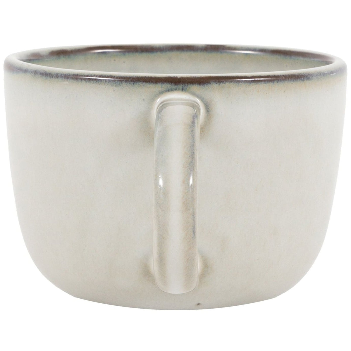 Reactive Glaze Mug in Dove Grey - Set of 4