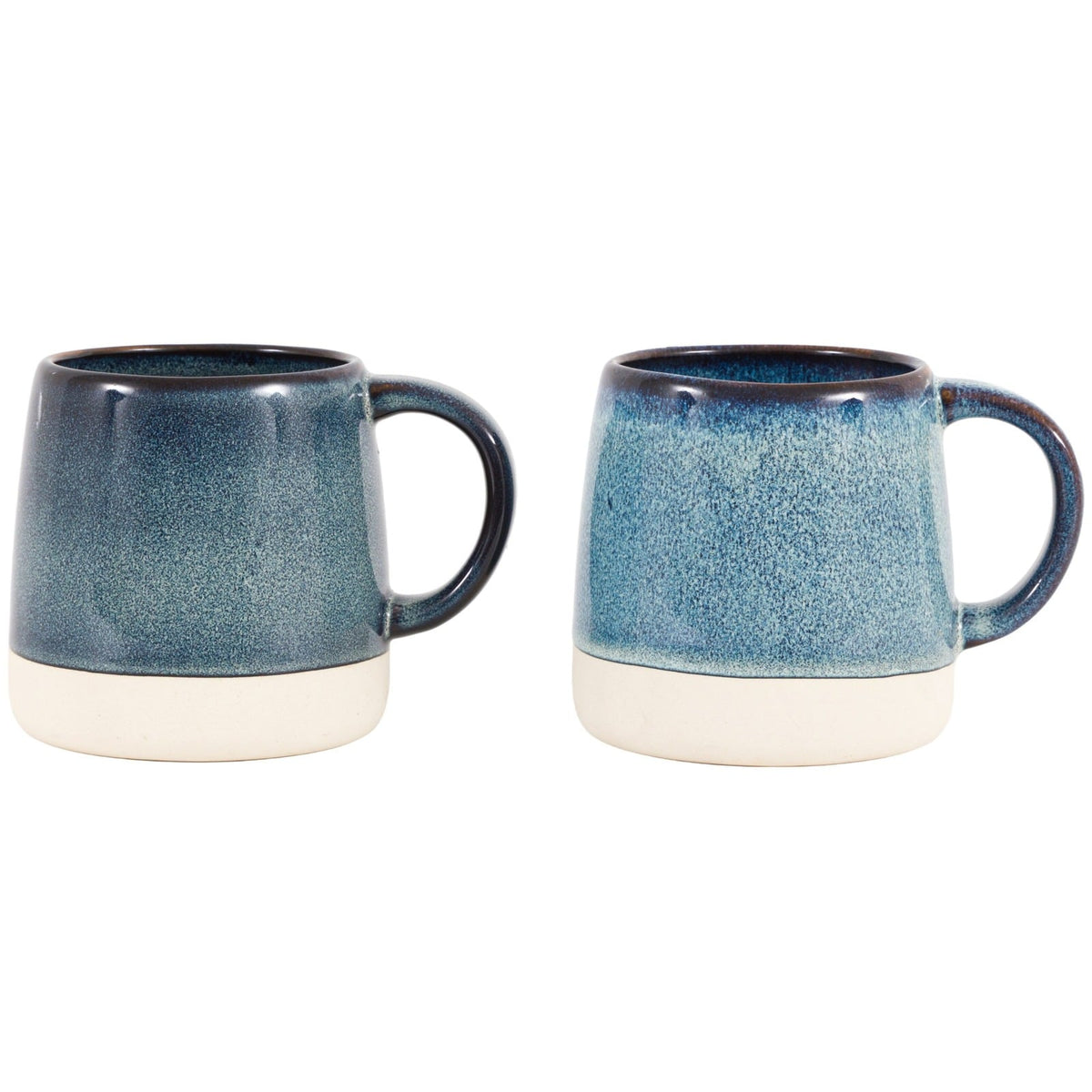 Reactive Glaze Mug in Ink Blue - Set of 4