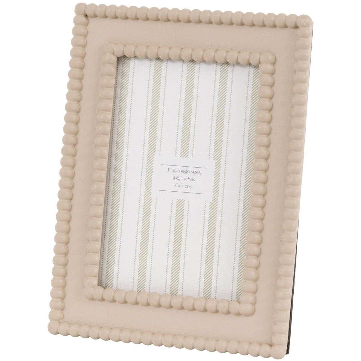 Cove Beaded Photo Frame 6x4" in Mocha
