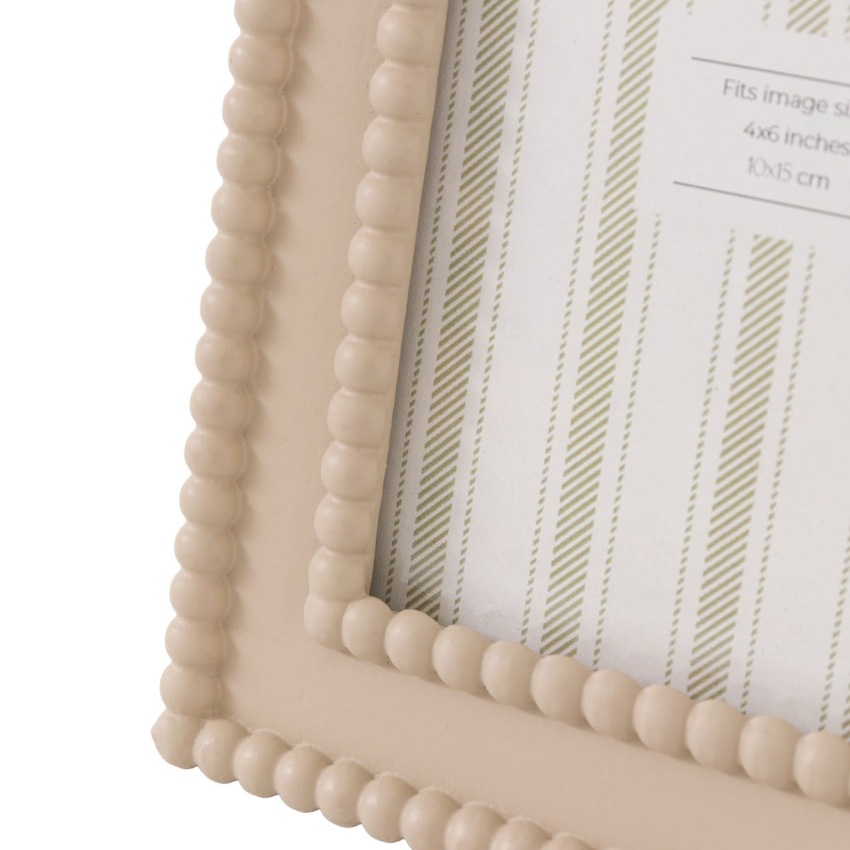 Cove Beaded Photo Frame 6x4" in Mocha