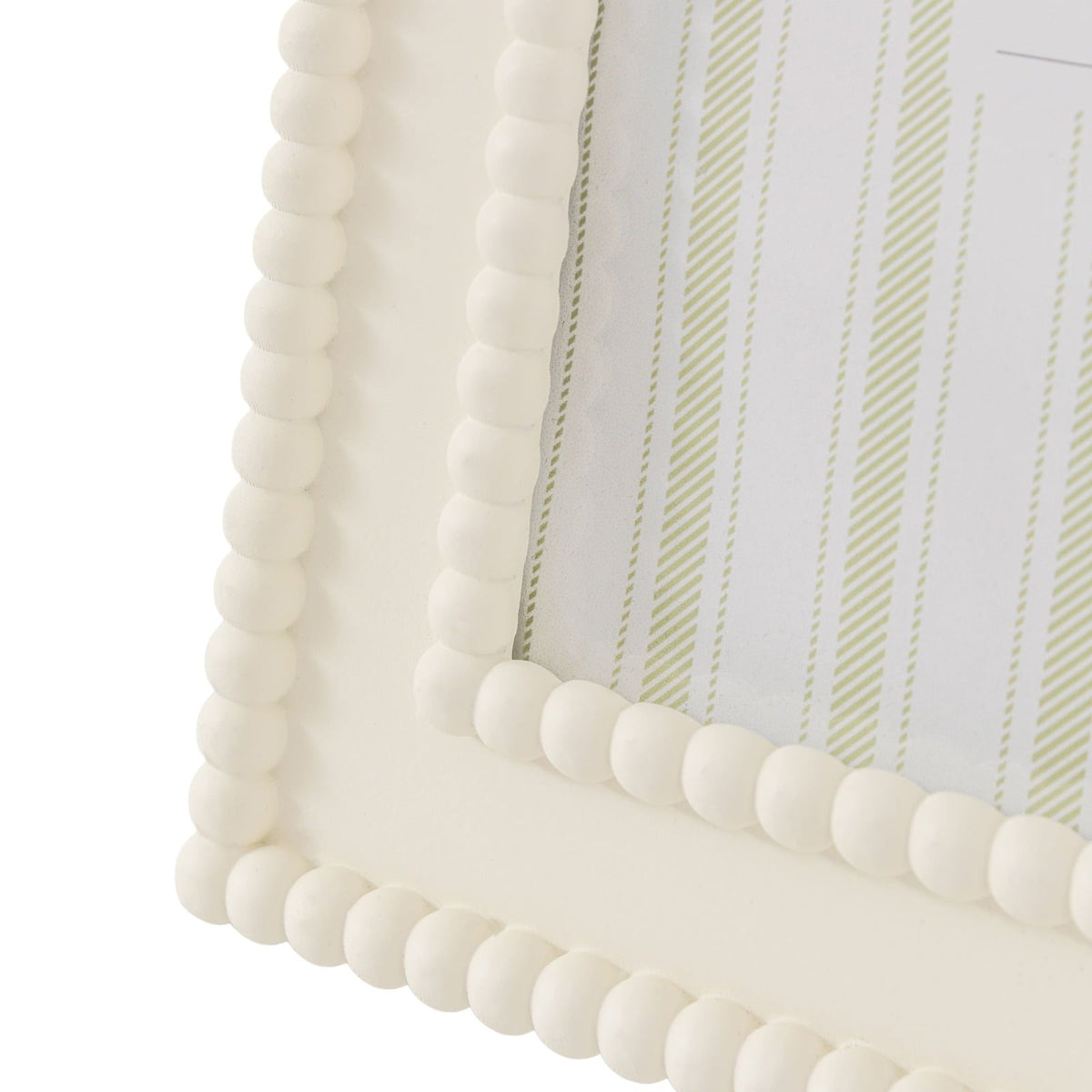 Cove Beaded Photo Frame 7x5" in White
