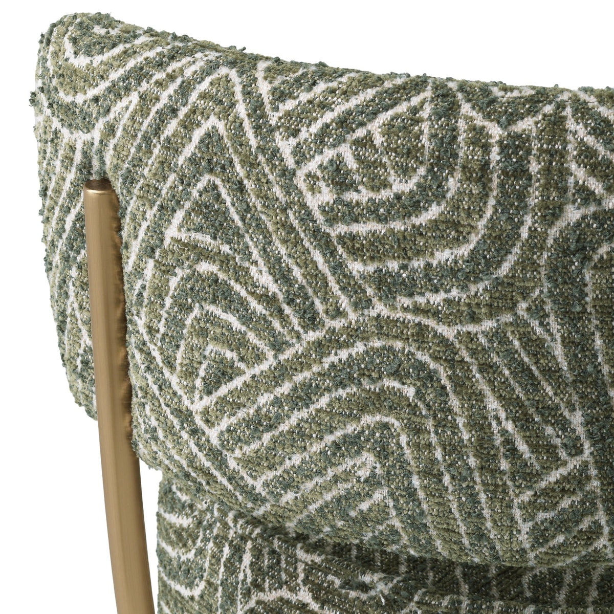 Carleton Back Counter Stool in Dark Green
