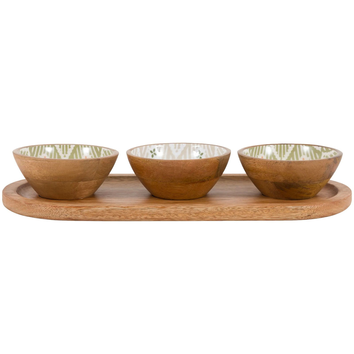 Anya Wooden Nibble Bowls - Set of 3