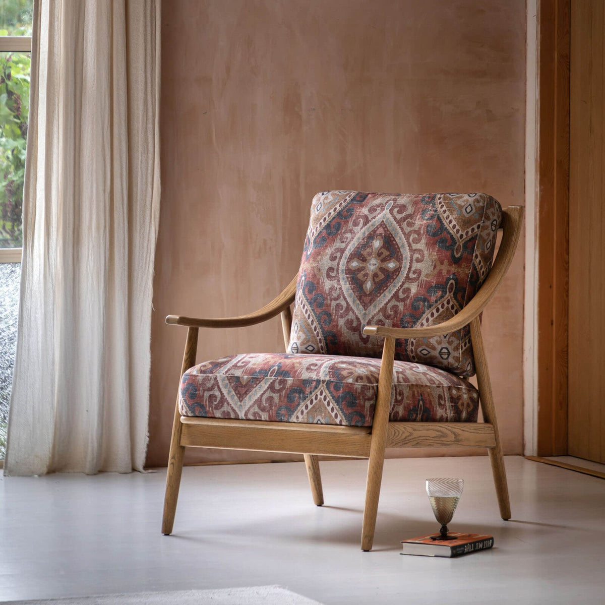 Millow Armchair in Zari Jacquard