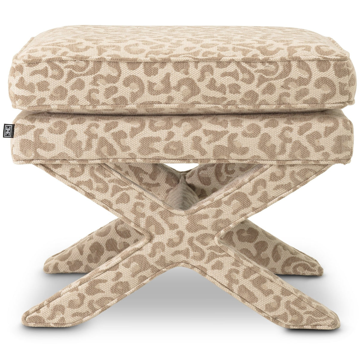Cordoba Stool in Neutral Leopard