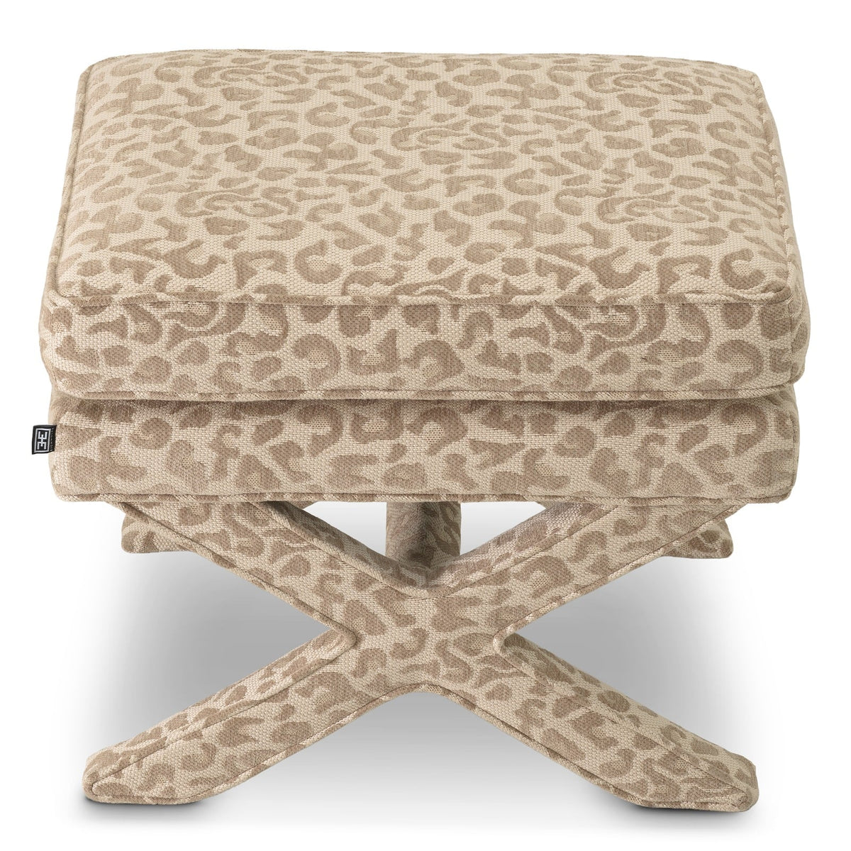 Cordoba Stool in Neutral Leopard