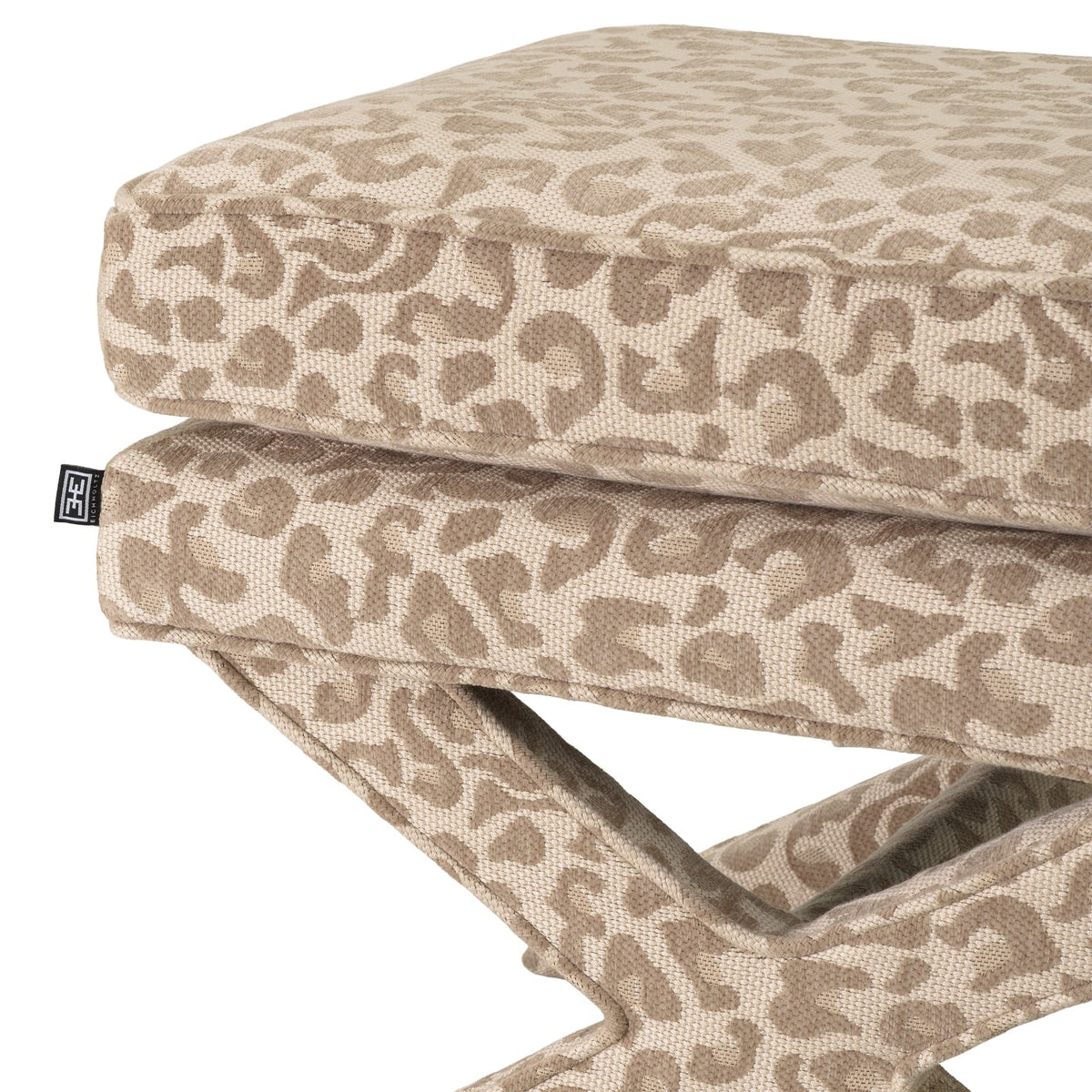 Cordoba Stool in Neutral Leopard