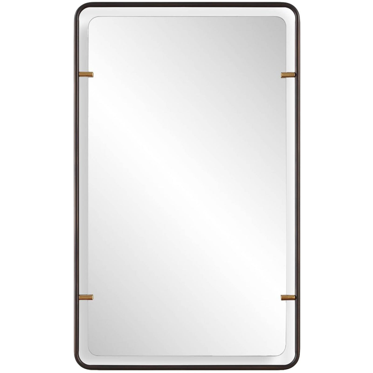 Triton Mirror in Aged Bronze