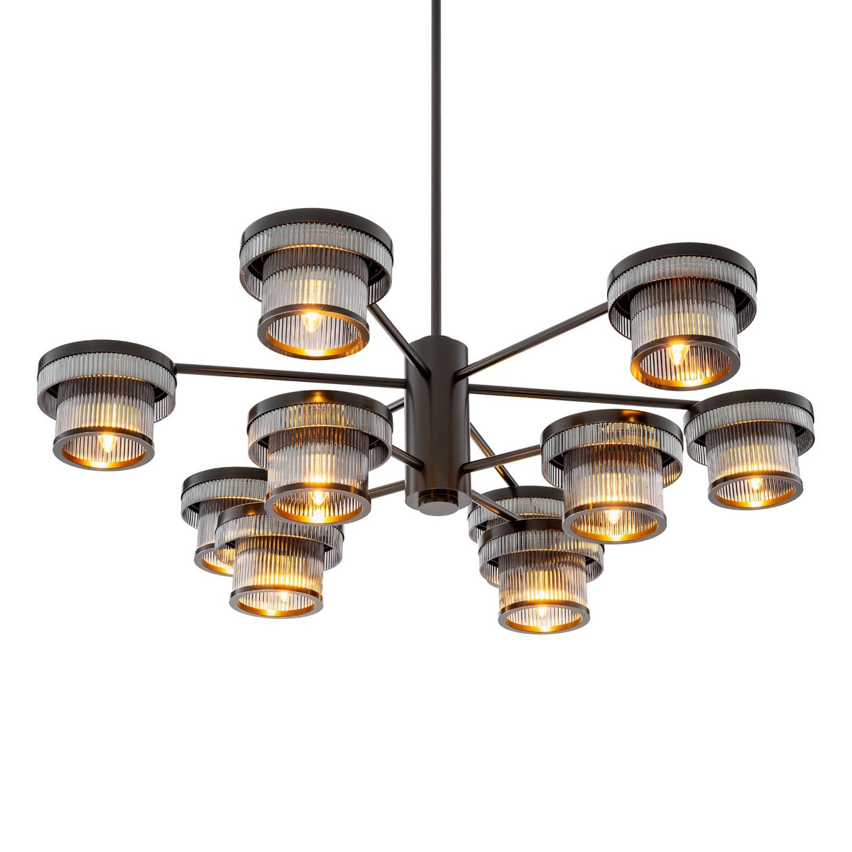 Andromeda Chandelier in Brass