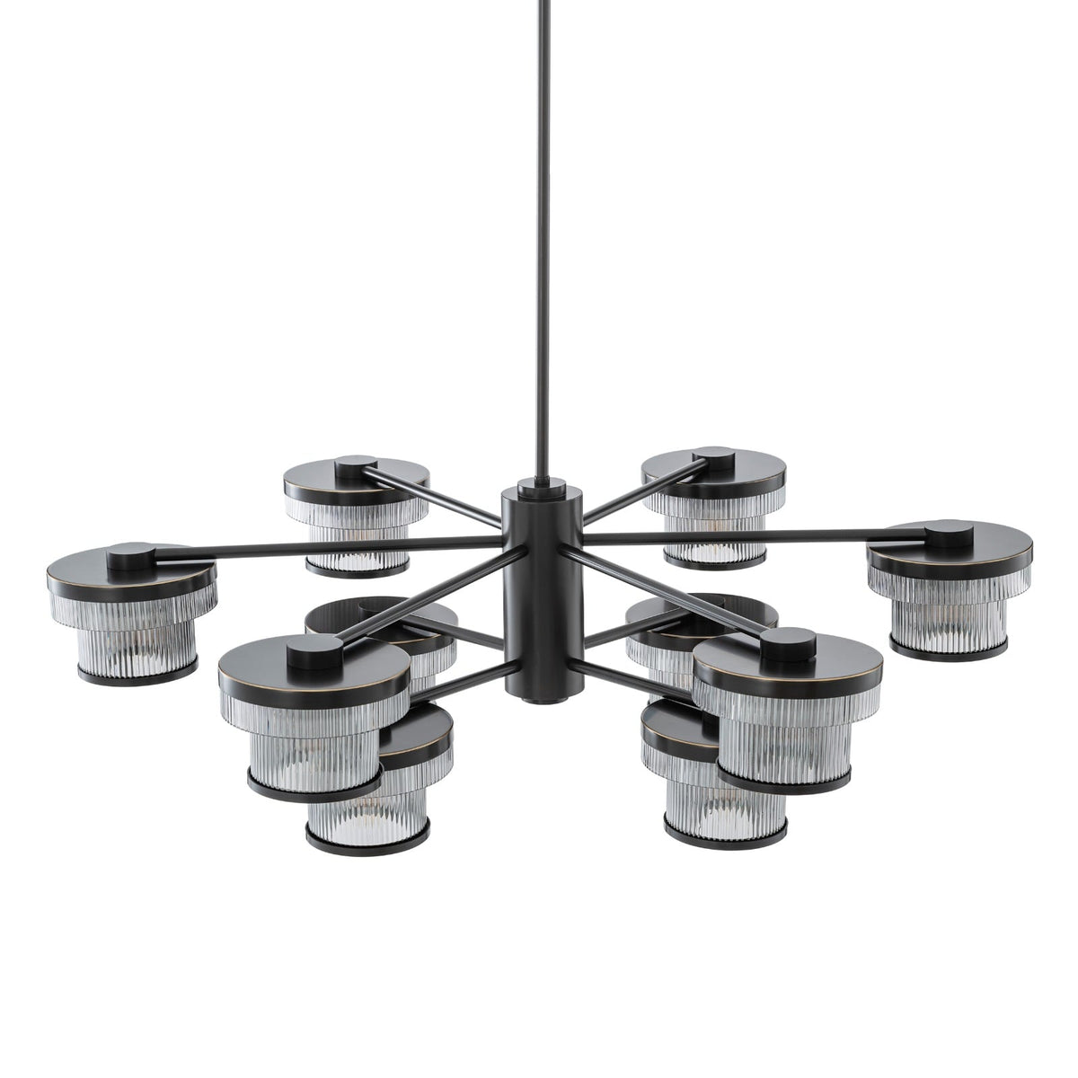 Andromeda Chandelier in Brass