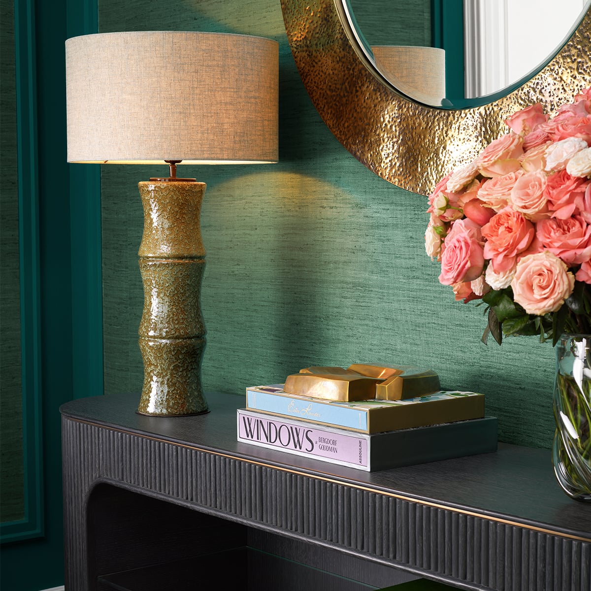 Bonny Table Lamp in Green