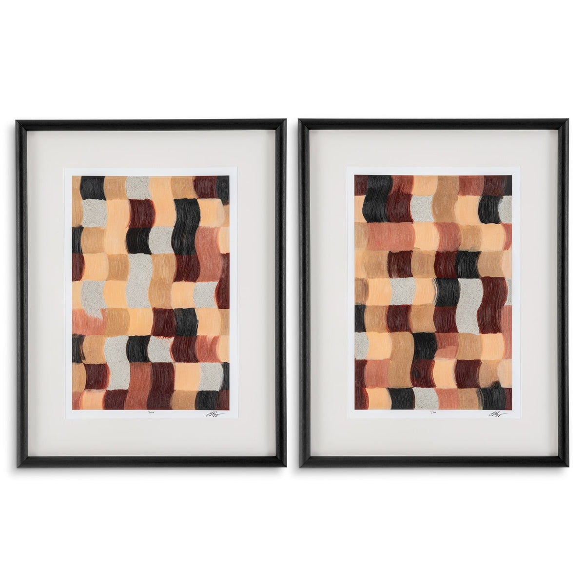 Sun Baked Mosaïc by Grace Popp - Set of 2