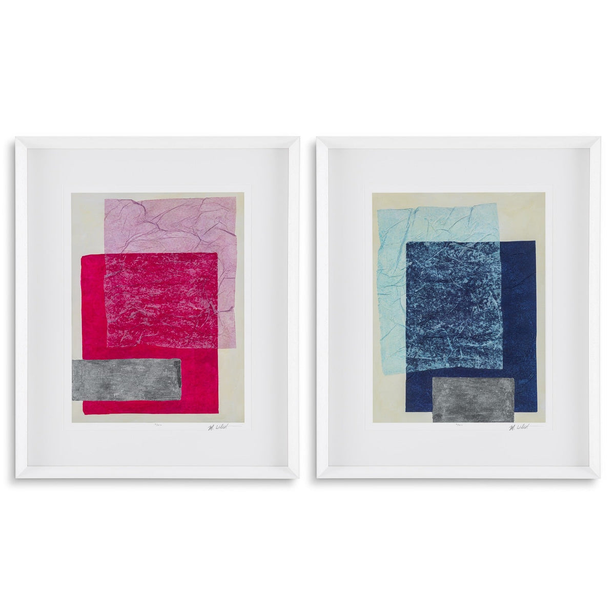 Paper Colorfields by Michael Willett - Set of 2