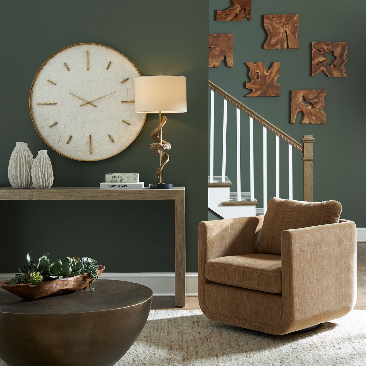 Talia Wood Wall Décor - Set of 9