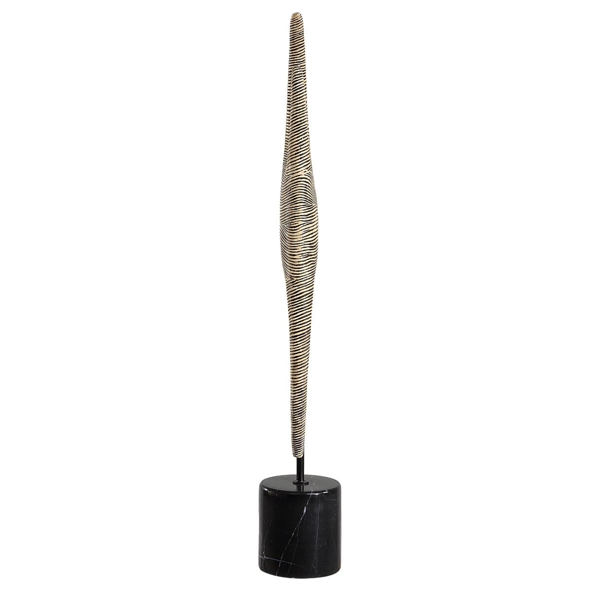 Pochette Ribbed Abstract Sculpture