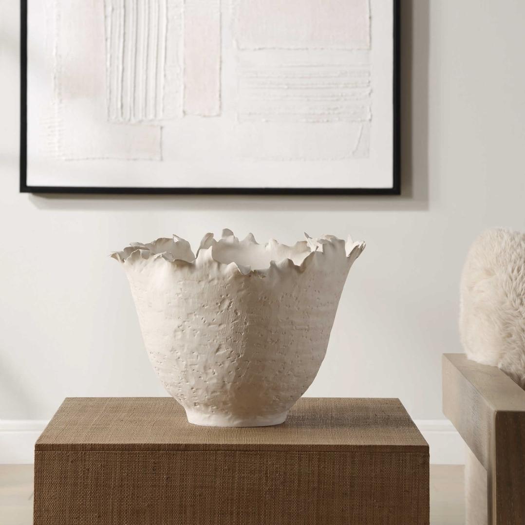 Blossom Tall Off-White Bowl