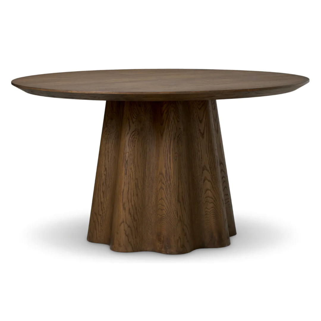 Papyrus Dining Table in Dark Brown - 140cm