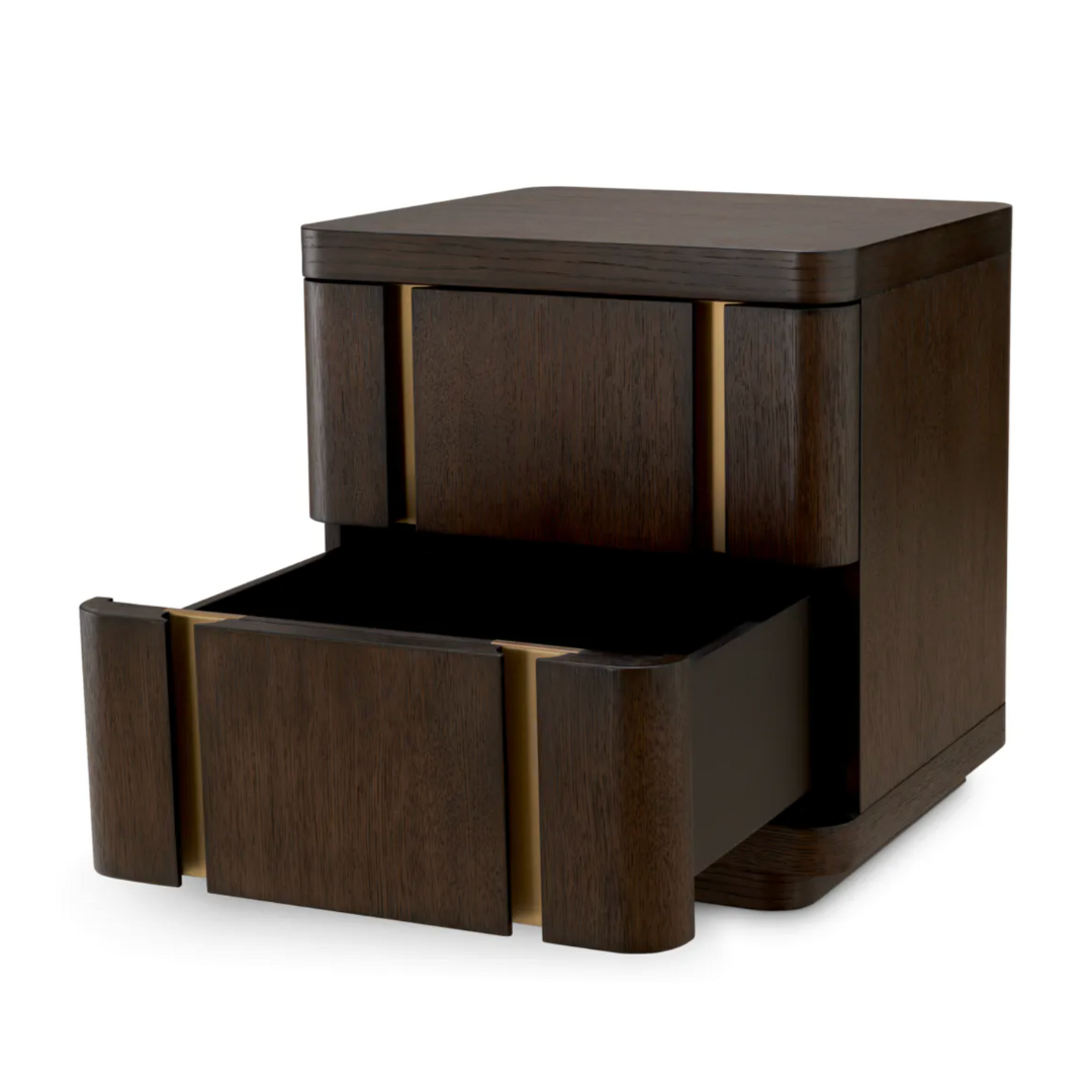 Small Nightstand Modesto in Mocha
