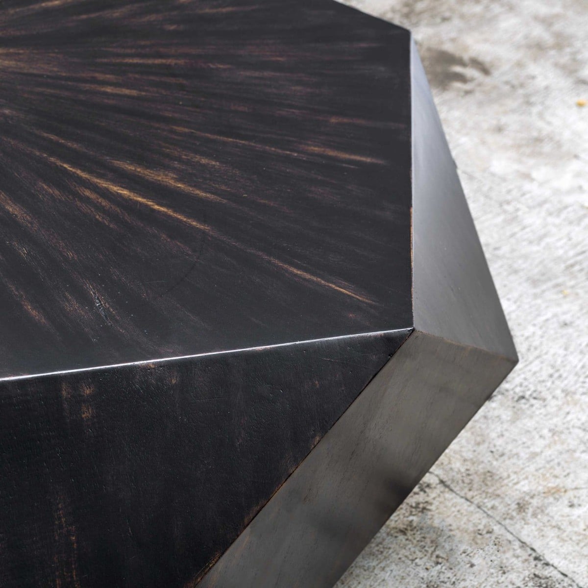 Volker Worn Black Coffee Table