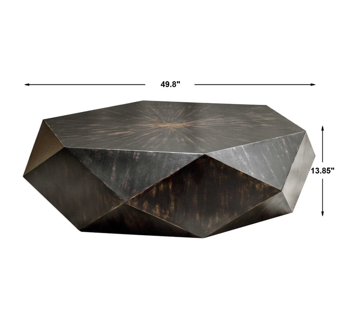 Volker Worn Black Coffee Table