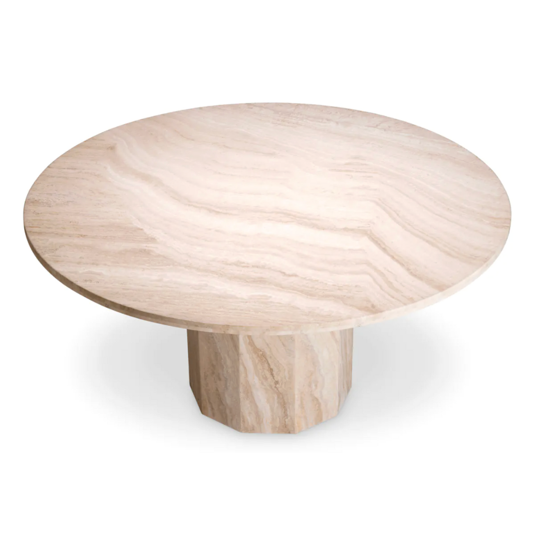 Florence Dining Table in Travertine - 150cm
