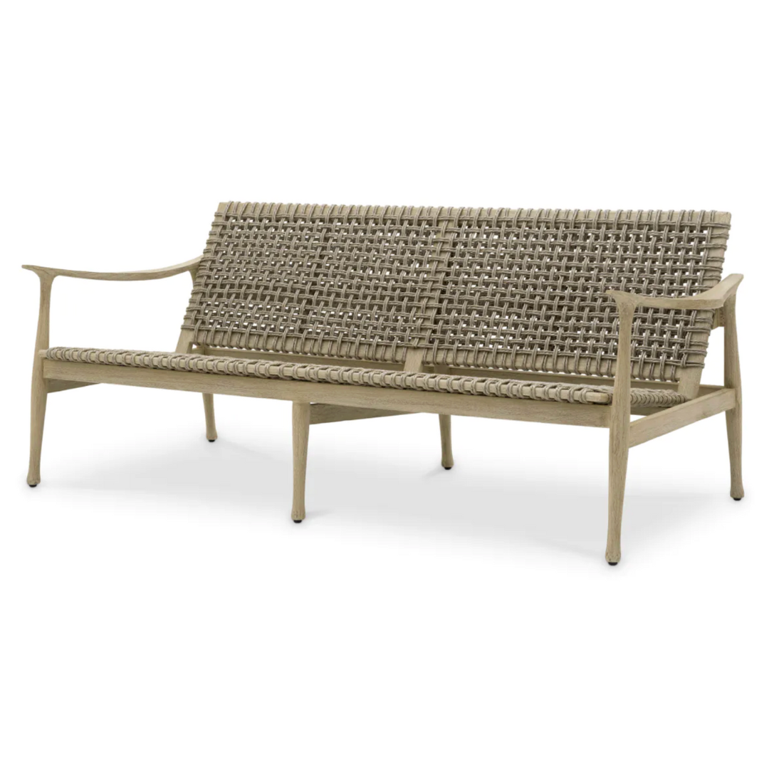 Outdoor Sofa Manzo in Aged Teak