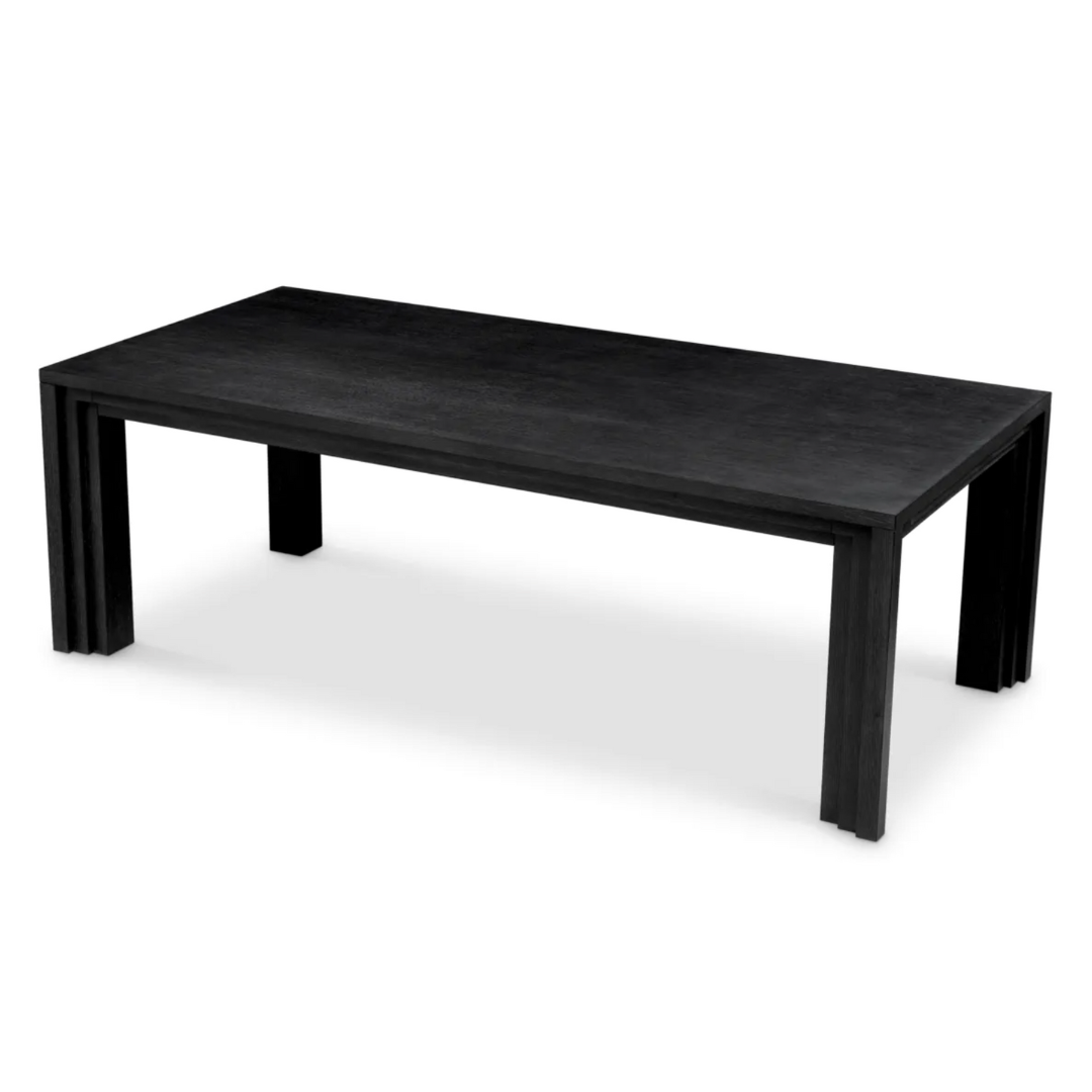 Metropolitan Dining Table in Black - 230cm