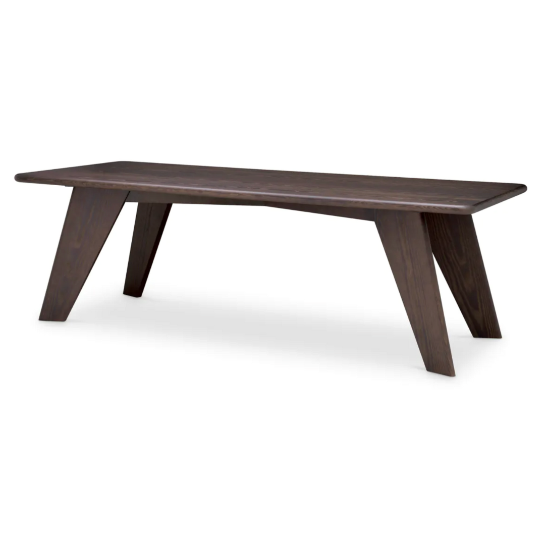 Langford Dining Table in Dark Ash - 240cm