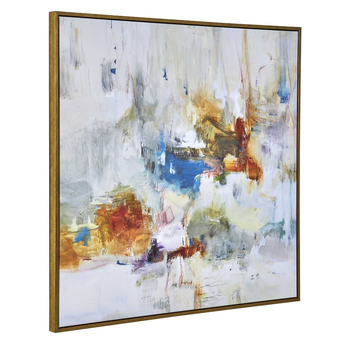 In The Beginning Framed Canvas