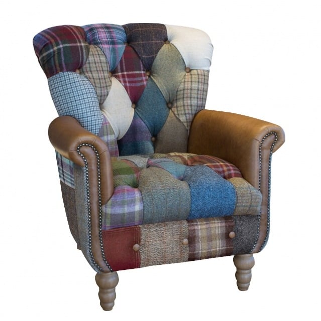 Harlequin Full Patchwork Armchair