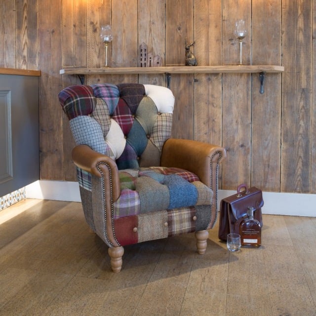 Harlequin Full Patchwork Armchair