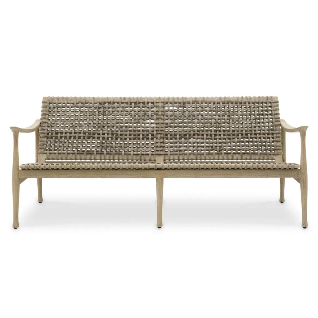 Outdoor Sofa Manzo in Aged Teak