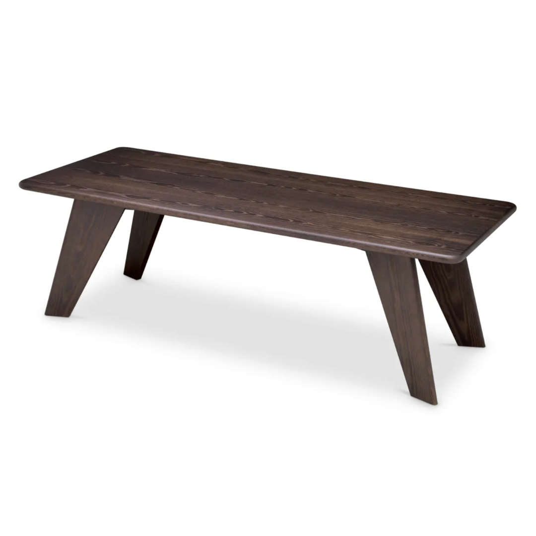 Langford Dining Table in Dark Ash - 240cm