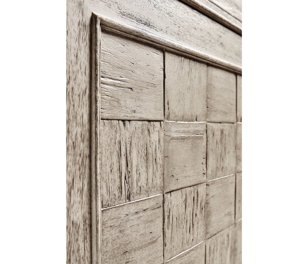 64" Rustic Grey Three Door Sideboard