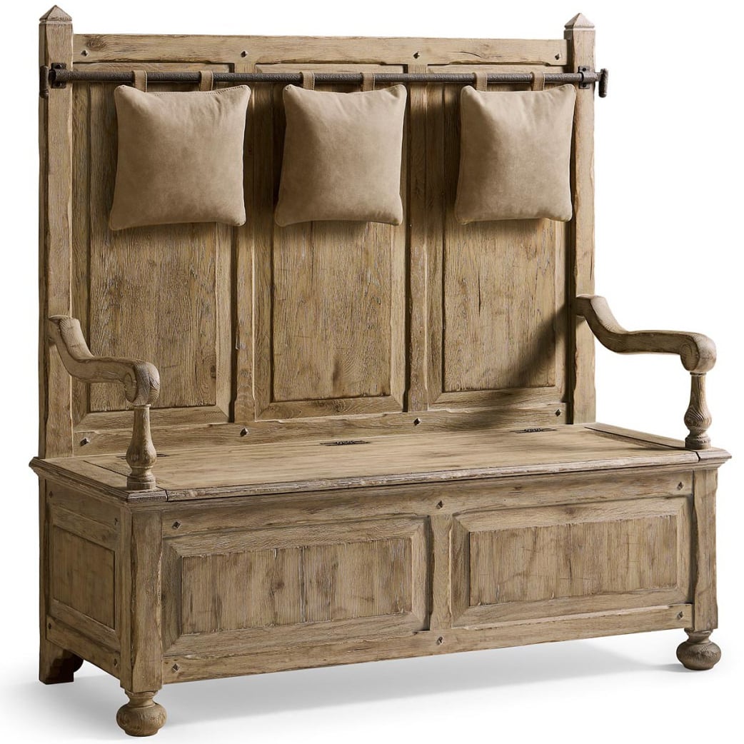 Sagehill Hall Bench in Leather