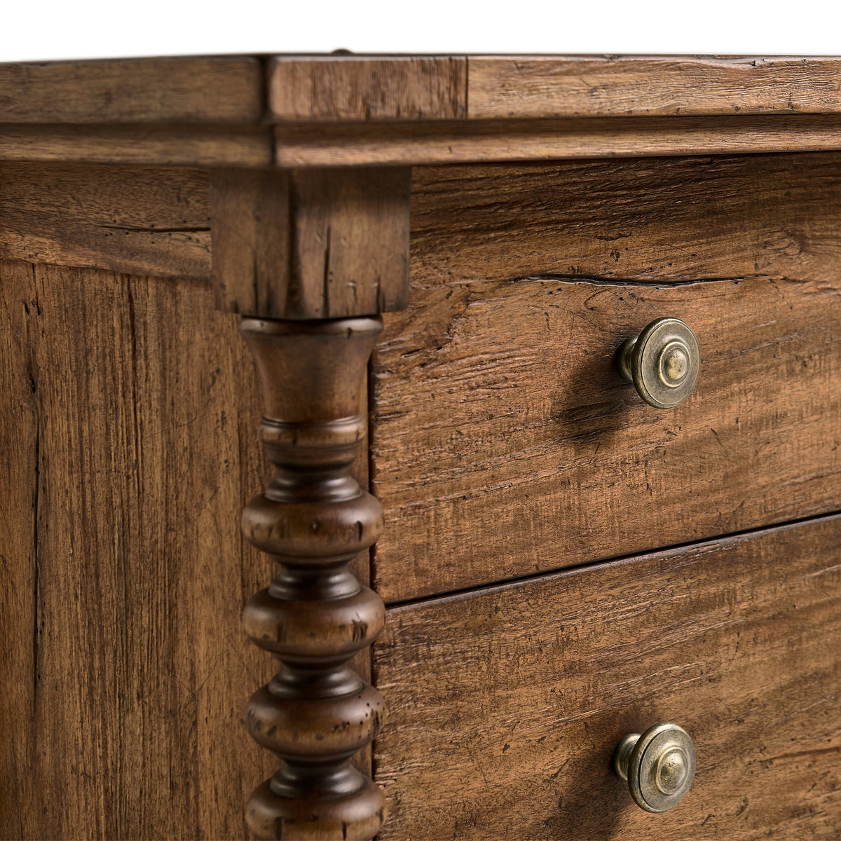 Tamarisk 3 Drawer Bedside Table