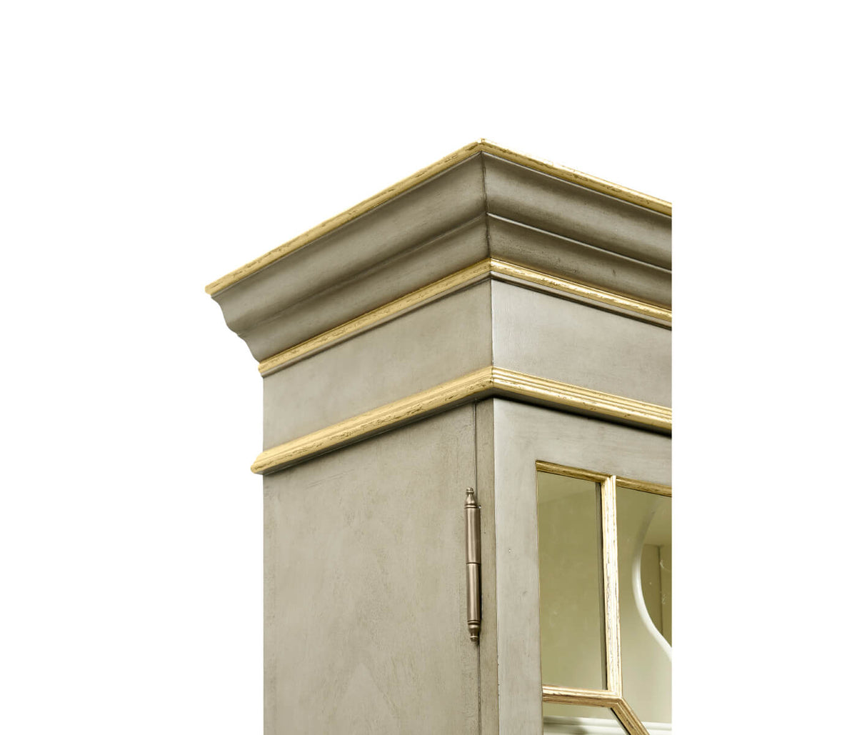 Georgian Grey & Gilded Secretary