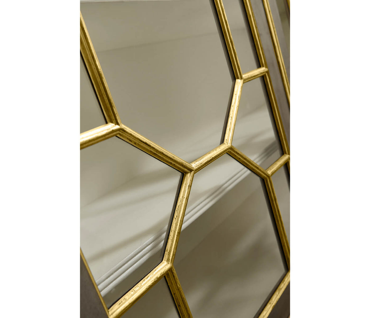 Georgian Grey & Gilded Secretary