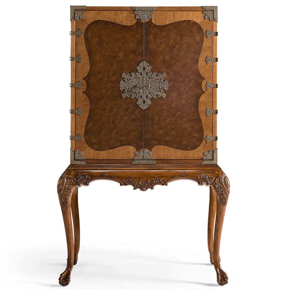 Queen Anne Drinks Cabinet with Fine Brass Hardware