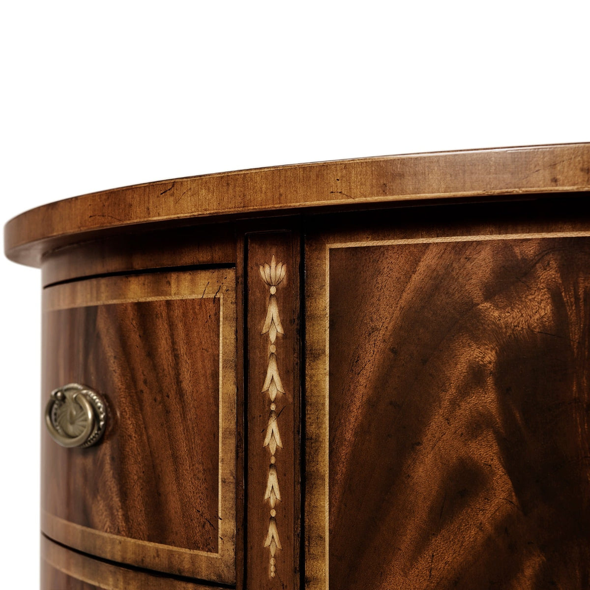 Demilune Chest of Four Drawers Georgian
