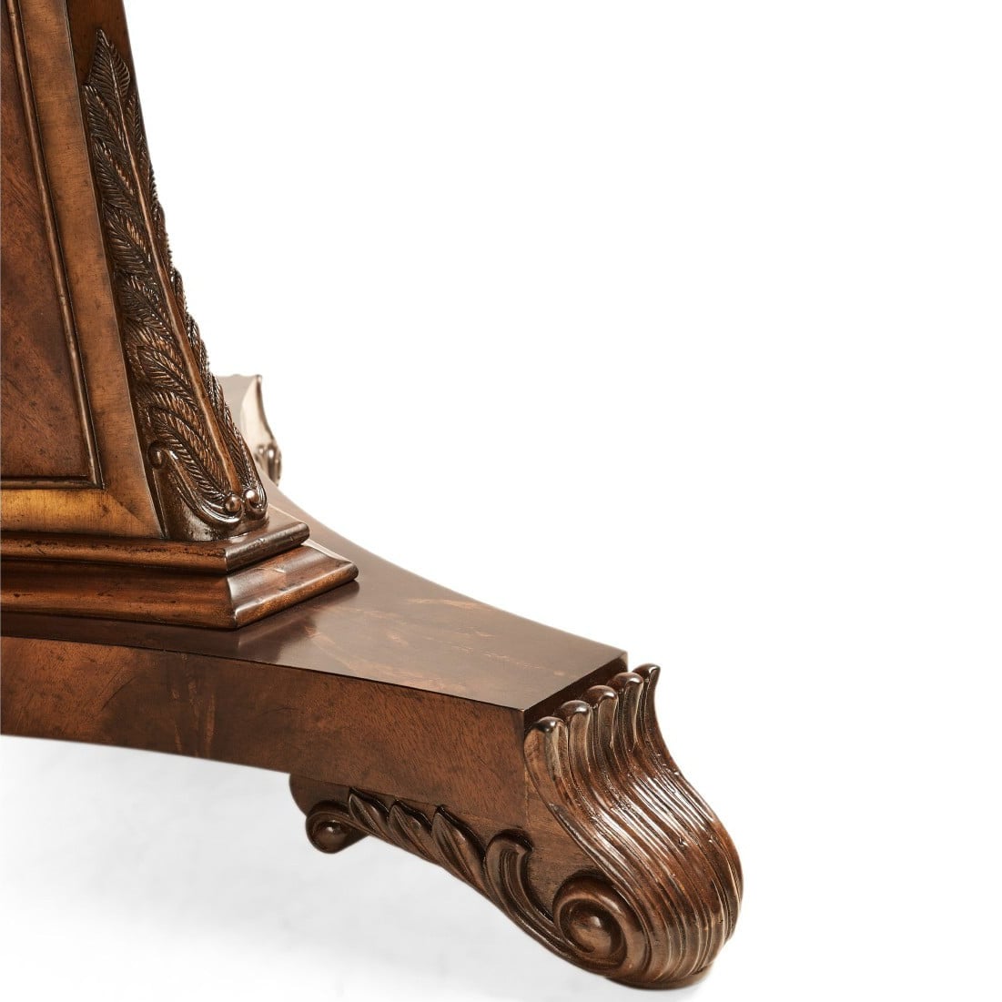 Curved Pedestal Extending Dining Table - 232-322cm