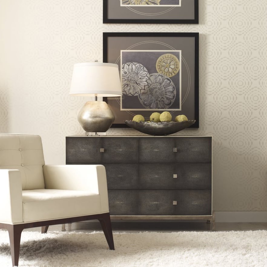 1930s Chest of Drawers in Gilded Anthracite Shagreen - Large