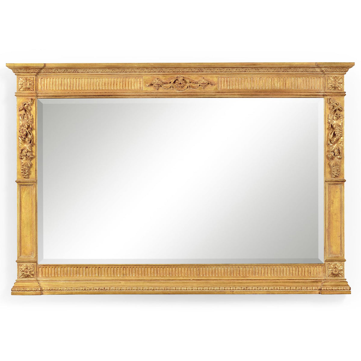 Empire Style Overmantle Mirror