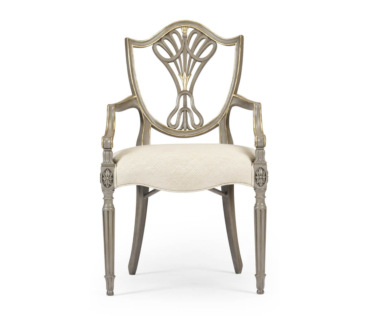 Buckingham Shield Back Arm Chair