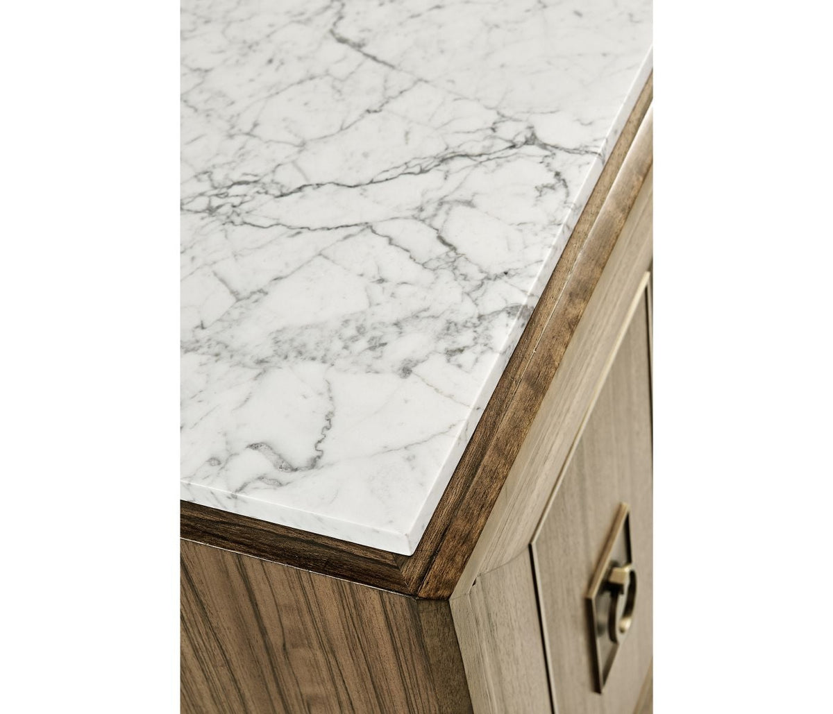 Hamilton White Marble Credenza