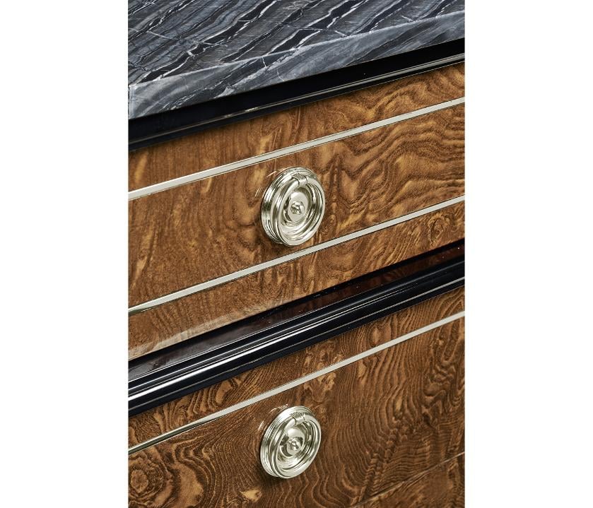 Madison Nightstand with Marble Top
