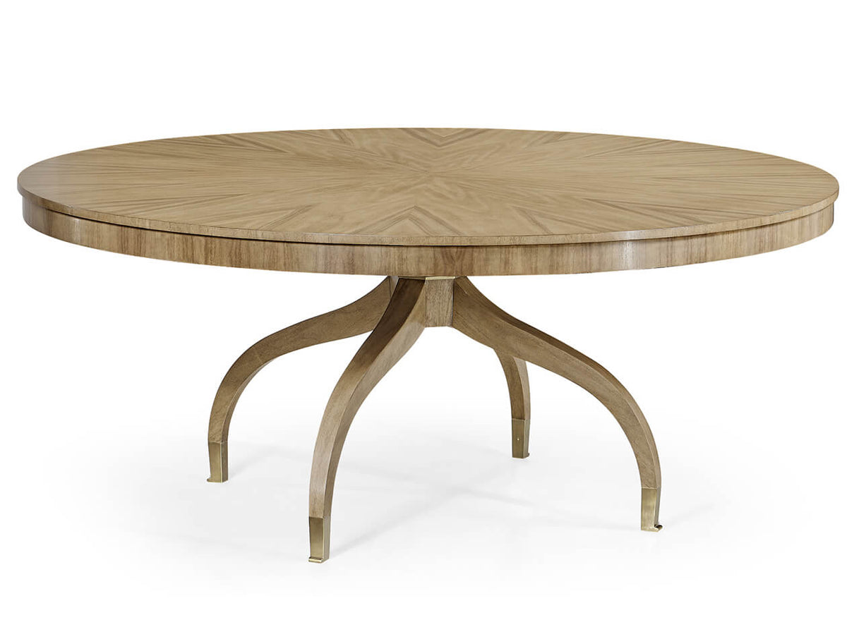 Round Dining Table in Bleached Walnut - 183cm